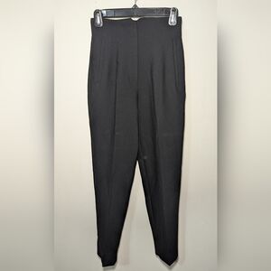 Zara Pants with a High Waist Black Pleated Front New without Tags Womens Size XS